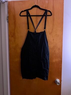 Torrid Black Short Overalls
